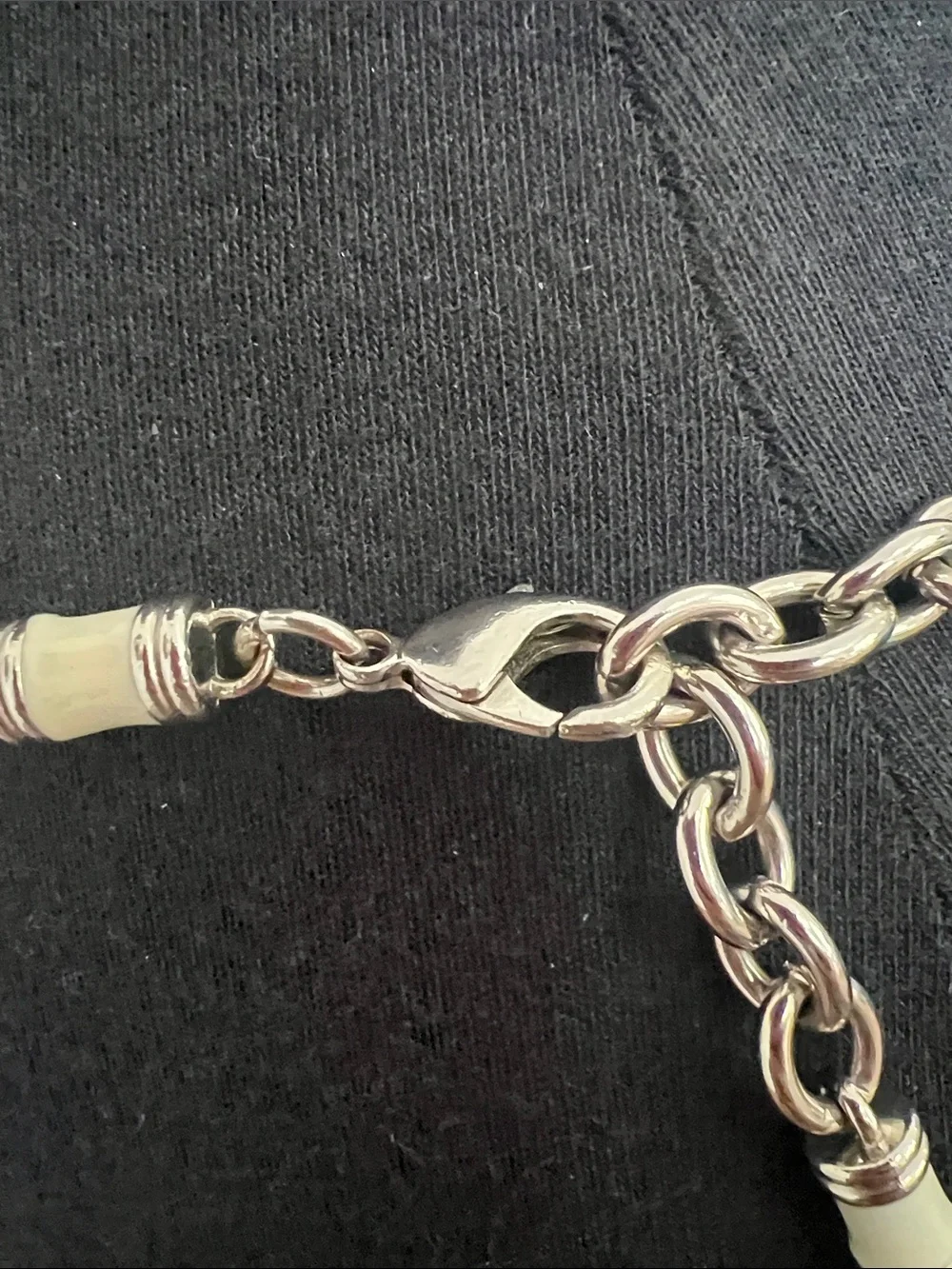 Liz Claiborne silver Chain Drop Waist Belt